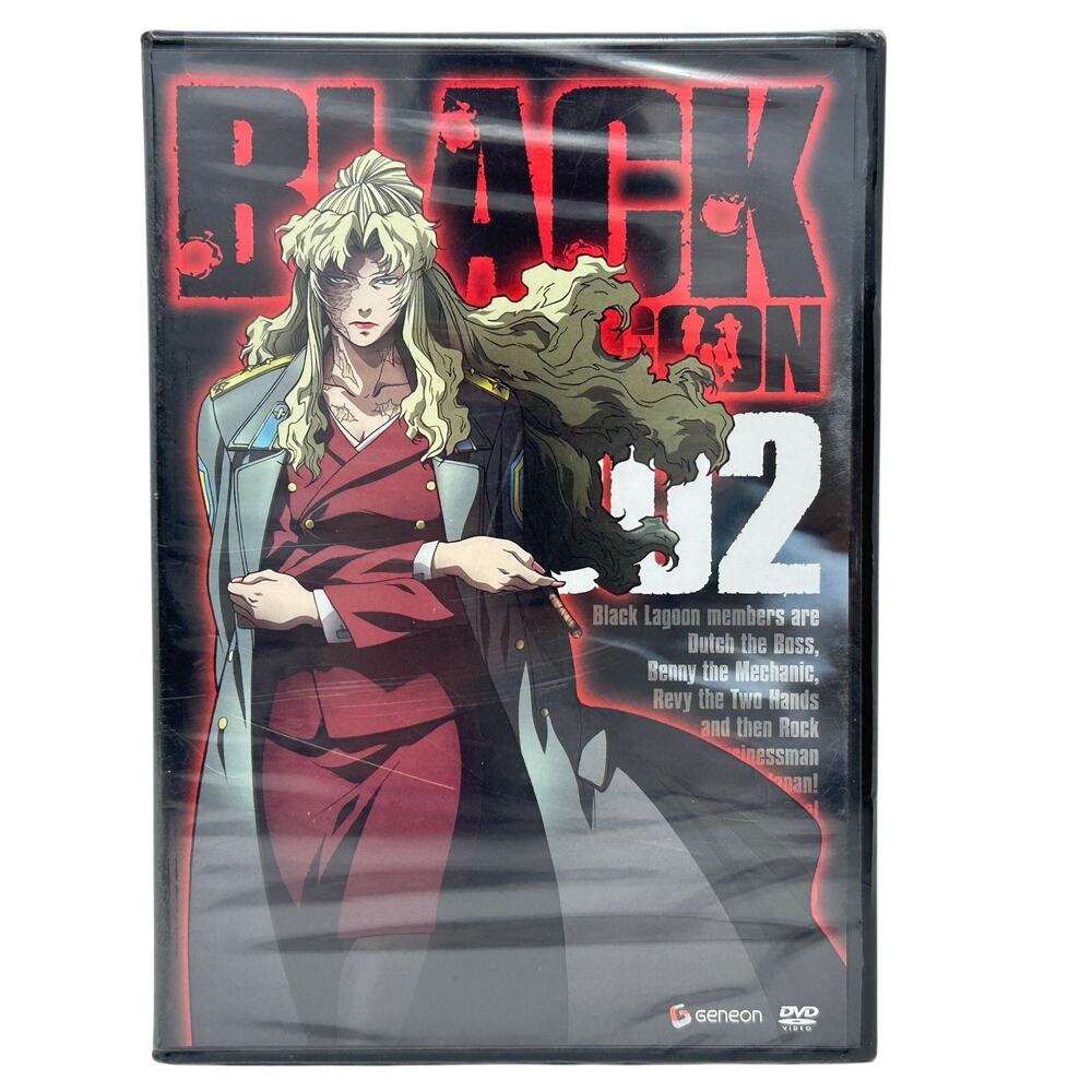 Black Lagoon Volume 002 DVD #5-8 New Sealed Anime Subtitles 2006 Wide Screen